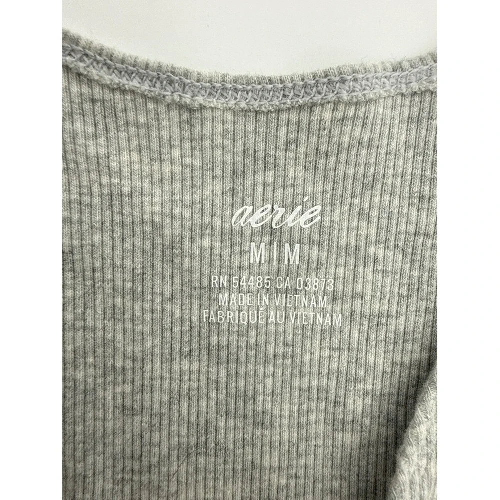 aerie grey ribbed